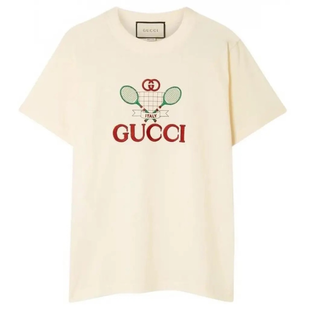 Gucci tennis cream T-shirt size small